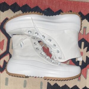 White High-Top Sneakers